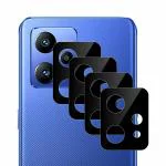 Kite Digital [Pack of 4] Realme Narzo 50 Pro 5G [Black] Back Camera Lens Protector Tempered Glass - Full Camera Coverage with Easy Installation Kit