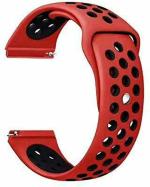 JOBINKA 20mm Nike Watch Strap Compatible With Vivo Active 3/Fossil Q Gazer/Amazfit Gts Smart Watch Strap (Red)