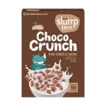 Slurrp Farm No Maida, No Refined Sugar Choco Crunch Cereal | No Added Colour | Chocolaty Stars and Moons | Made with Ragi & Jowar | Healthy Breakfast for Kids | 400 g