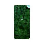 GADGETSWRAP Printed Vinyl Skin Sticker for Oneplus Nord - Green Leaf Closeup