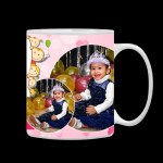Royal Handicraft White Mug Ceramic Personalized Coffee Mugs with Own Photos, Name, Quotes for Birthday Gifts Mug