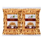 90's MILL Sankhe Fali Mathri Milk Mathi Khasta Mathari Ready to Eat Snack Indian Namkeen | Mathi Mathri Munchies Travel Friendly Namkeen Snack | Perfect for Tea-Time Savoury Snack-850g*2Pack