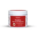 SEAQUA Strawberry Sugar Face & Body Scrub | Sulphate and Paraben Free | Scrub for Men & Women (100 g)