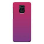 MobiEra Redmi Note 9 Pro Max Red Purple Love Design Plastic Hard Case Cover
