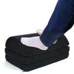 Metron Adjustable Foot Rest Stool for Under Desk | Relieve Foot Pain Improves Blood Circulation |Washable Cover | Pack of 1