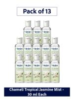 SRI SRI TATTVA Shuddhta ka naam Chameli-Tropical Jasmine Mist | Cleanser, Moisturizer, Toner, Fragrance | Flip Top Bottle | 30 ml | Pack of 13