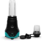 Maharaja Whiteline MX-257 Easyblend Mixer Grinder (300 Watts, Black & Turquoise Blue)