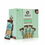 Bevzilla 48 Instant Coffee Powder Sachets (Colombian Gold) - 96 Grams| Hot & Cold Coffee| Makes 48 Cups| Arabica Coffee| Perfact For Espresso, Latte, Cappuccino Hot & cold Brews