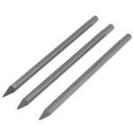 KANBI Woodless Charcoal Pencils, 3 Piece. Features 3 Grades of Charcoal Shading Sketching Including Soft, Medium and Hard (Black Color)