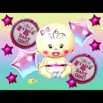 SV Traders It's A Girl/Baby Shower/Welcome Baby Girl Combo Kit