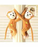 Tickles Plush Monkey Curtain Tie Backs Holder Clip 28 cm (Pack of 2)