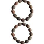 P M TRADERS Stretchable Original Lotus Seed Bead Kamal Gatta Bracelet for Men & Women (Pack of 2)