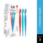 Kai Eyebrow Razor For Women - 3Pcs