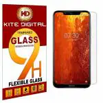 Kite Digital NOKIA 8.1 Premium Tempered Glass Screen Protector Slim 9H Hard 2.5D
