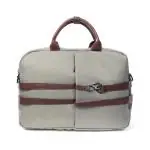 Arira Srk Grey Nylon Splash Proof Laptop Messenger Bag