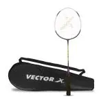 Vector X VXB 70 Badminton Racquet Aluminium Head and Steel Shaft with Full Cover (Purple)