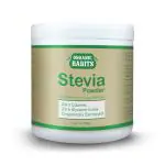ORGANIC HABITS Stevia Powder, 100% Plant Based Natural Sugar Substitute | Diabetic Friendly, PCOD & PCOS Friendly | Zero Calories, Zero Glycemic Index, Organically Extracted, Vegan, Lab Tested - 250g