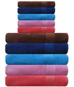 Akin Royal Cotton Bath&Hand Towel Set 500 GSM Set of 5 Bath Towels 5 Hand Towels