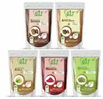 G.L.T. Amla, Reetha, Shikakai, Hibiscus, Bhringraj organic Powder Indian Gooseberry powder for Hair Growth & Hair Mask - Combo Pack 50x5 (250Gm)