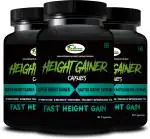 Inlazer Gainer Height Capsule | Active & Strong Body| Speed Height Increase Medicine (3 x 30 Capsules)