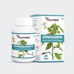 Valkyrine Ashwagandha Extract (500 mg), Improves Muscles Strength, Energy and Immunity Booster, 60 Ashwagandha Tablets