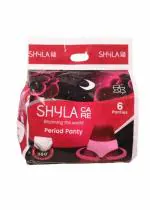 shyla care Overnight maxi disposable Period Panties size M to L Sanitary Pad (Pack of 12)