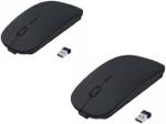 Sureelee Black Wireless Optical Gaming Mouse (Set Of 2)