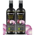Livincy Onion Hair Growth Oil For Men And Women 200 Ml Pack Of 2