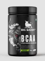 BIGDADDY Nutrition BCCA Supmlement for Workout For All Gender| Athletes, Sports, Fitness Enthusiasts BCAA Green Apple 300gram.