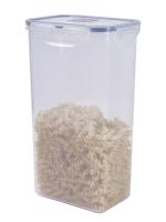 Lock & Lock Rectangular Plastic Classics Tall Leakproof Food Storage Container 2.4 L