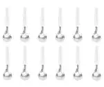 Dynore Stainless Steel Small Spoons For Spice Box/ Small Spoons for All Small Jars & Container | Mirror Finish | Mini Spoon for All Tea Coffee Sugar & Spices Set of 12 pcs