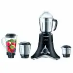 ACTIVA Super Chef (900 Watts) Powerful Motor | 4 Jars |Juicer Mixer Grinder With come with 2 Years warranty (Black & Grey)