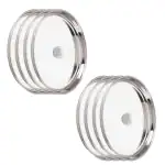 SHINI LIFESTYLE Stainless Steel Serving Plates for Lunch,Full Size Dinner Plates, Big Thali
