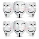 Zyozique V for Vendetta Face Masks , Hacker Face Masks For Boys , Anonymous Mask for Kids and Adults , Anonymous Face Masks for Halloween Party , Vendetta Face Full Masks