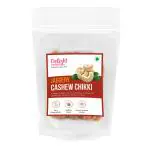 Delight Foods Jaggery Cashew Chikki 200g - WL180 Grade Cashews, Kaju Mithai, Indian Sweets - Healthy Snacks, No Preservatives