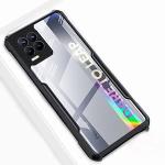 Aloin Oppo Realme 8 4G Black Plastic Eagle Shockproof Transparent Case Cover