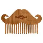 MAPPERZ Neem Wood Beard Comb/Moustache Shaping and Styling Comb For Men,Pocket Comb-Pack of 1