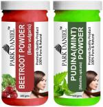 Park Daniel Premium Beetroot Powder And Pudina Powder, 100 G Each (Combo Of 2) |Hair Care|Dandruff Control hair Powder|Healthy Strong Hair Mask