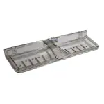 CENTURY Double Soap Dish | Soap Holder | Soap Dish for Bathroom | Bathroom Accessories | Dish Soap Holder for Kitchen Sink | Dish Soap Holder | Polycarbonate Soap Dish (Transparent) CAL-1112