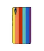 Casotec Rainbow Colors Design 3D Printed Hard Back Case Cover for Lenovo A6000 / A6000 Plus