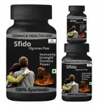 Zemaica Healthcare Sfido Vigrorax Plus, Ayurvedic Product, 30 Capsule, Men Body Stamina, Pack of 3