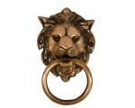 CraftVatika Brown Lion Mouth Ring Door Knocker 13.97 x 8.89 cm
