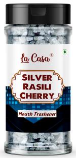 La Casa Silver Rasili Cherry Mouthfreshener | Authentic Rajasthani Tutti Frutti Mukhwas | 80g |