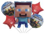 Jagmag Minecraft Theme Party Decorative Foil Balloons