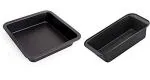 DiBha Black Cake Mould 9inch and Square Mould 7.5inch