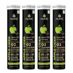 Auric Apple Cider Vinegar Effervescent Tablets with Vitamins B6,B12 | 80 Tablets