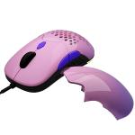 Kreo Chimera RGB USB Wireless Gaming Mouse with Hot-swappable Switches & 7 Programmable Buttons | Swappable Shells & Switches Included | Adjustable DPI Upto 12400 (Wired, Cotton Candy)