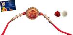 Kavim Kids Rakhi (One cartoon caracter metal rakhi for Kids with Greeting card and Roli Chawl)