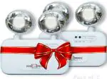 Pick Ur Needs LED Emergency Rechargeable Wall Mounted Auto Cut System With Twin Spot Light 8 hrs Flood Lamp Emergency Light (Large)