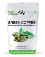 Nutrovally Unroasted Green Coffee Beans | Instant Green | 100% Natural Super Drink | Instant Green Coffee Beans 400gm